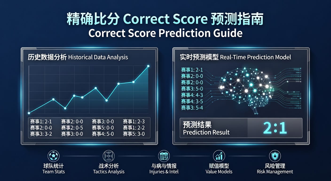 精确比分 Correct Score｜雷速体育官网判断指南